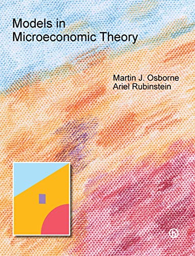 Book cover: Models in microeconomic theory