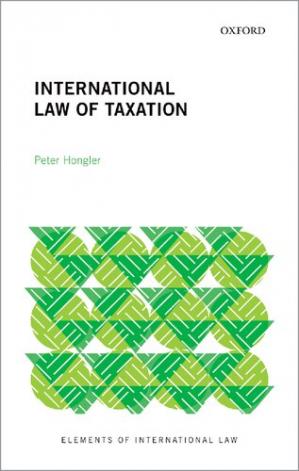 Book cover: International law of taxation