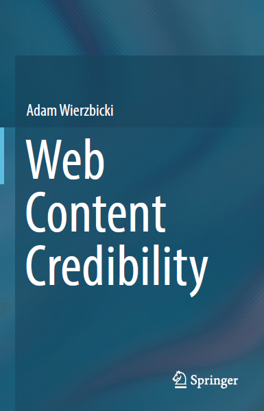 Book cover: Web content credibility