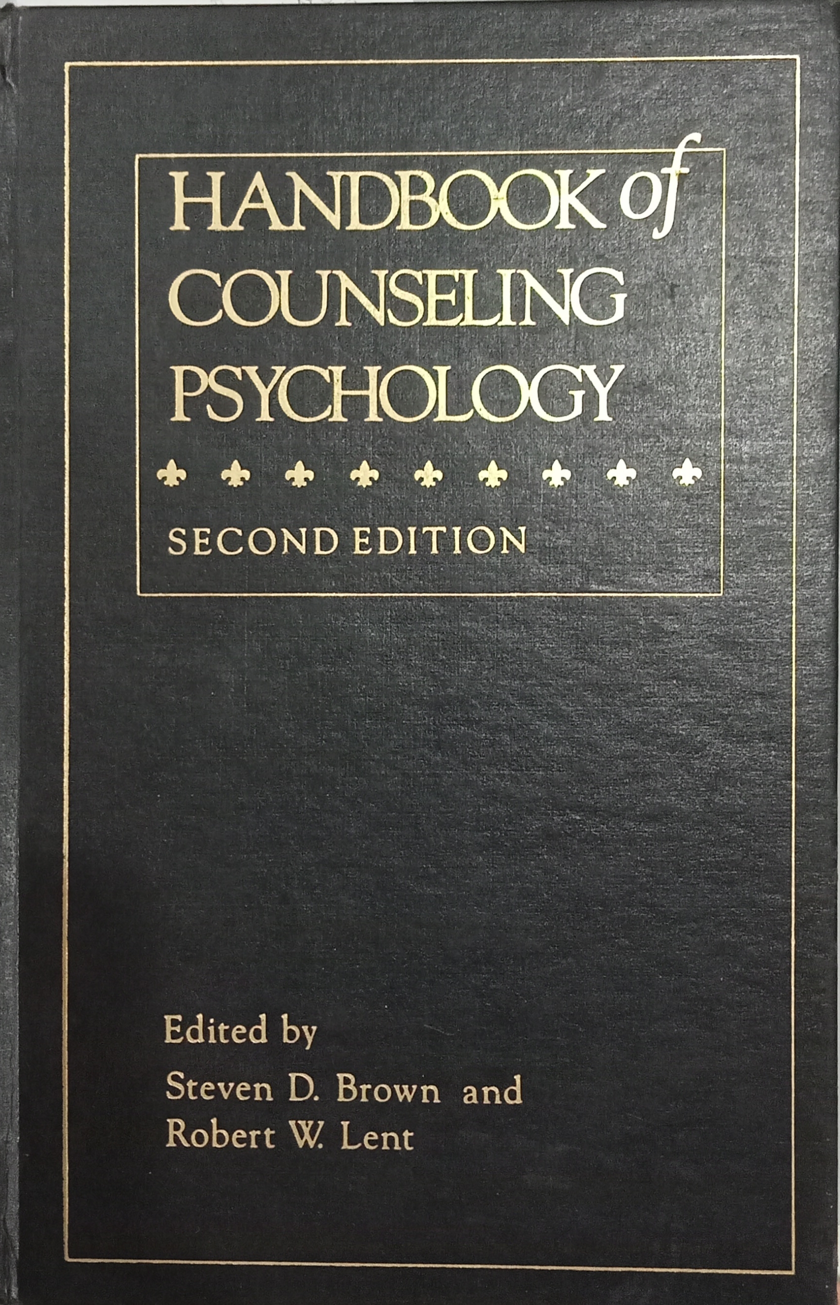 Book cover: Handbook of counseling psychology