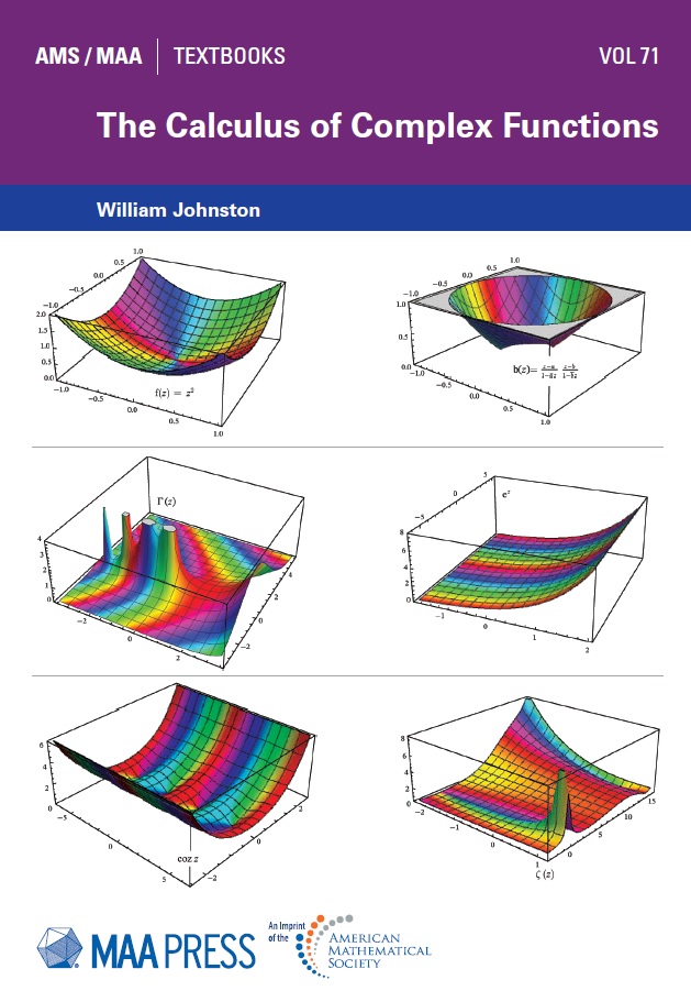 Book cover: The Calculus of complex functions.