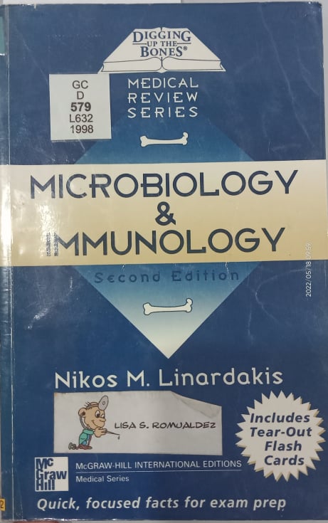 Book cover: Microbiology and immunology