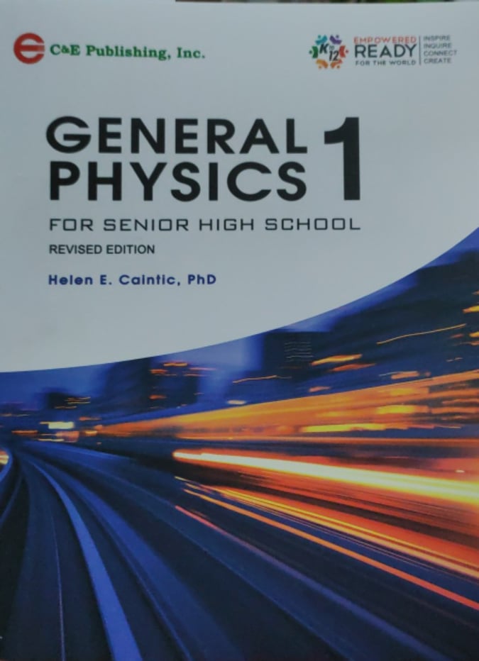 Book cover: General physics 1: for senior high school.