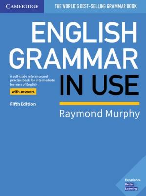 Book cover: English grammar in use : a self-study reference and practice book for intermediate learners of English : with answers