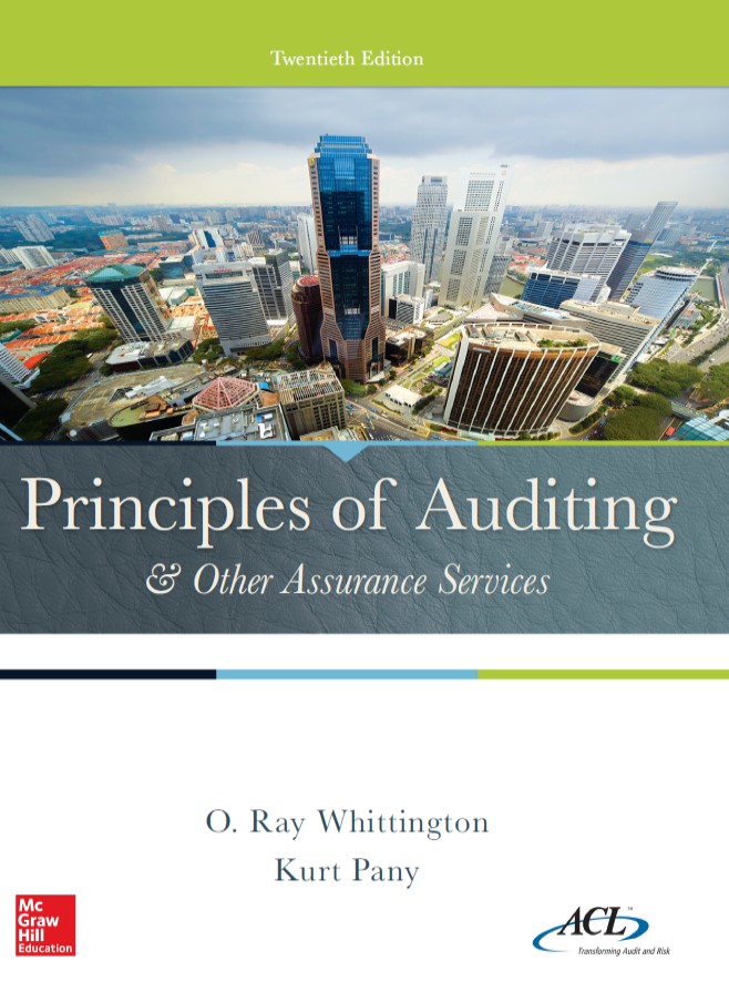 Book cover: Principles of auditing & other assurance services