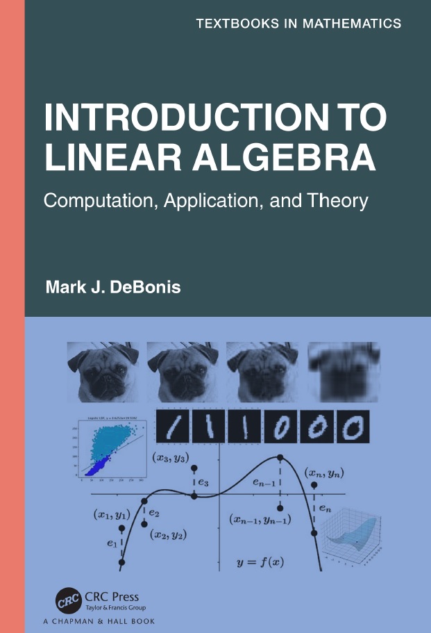 Book cover: Introduction to linear algebra: computation, application, and theory.