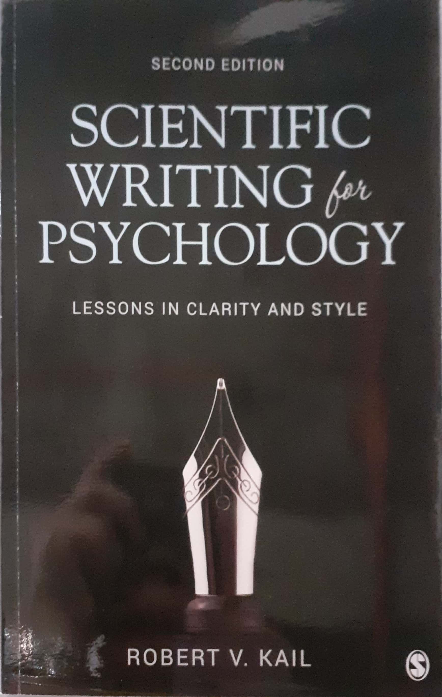 Book cover: Scientific writing for psychology: lessons in clarity and style