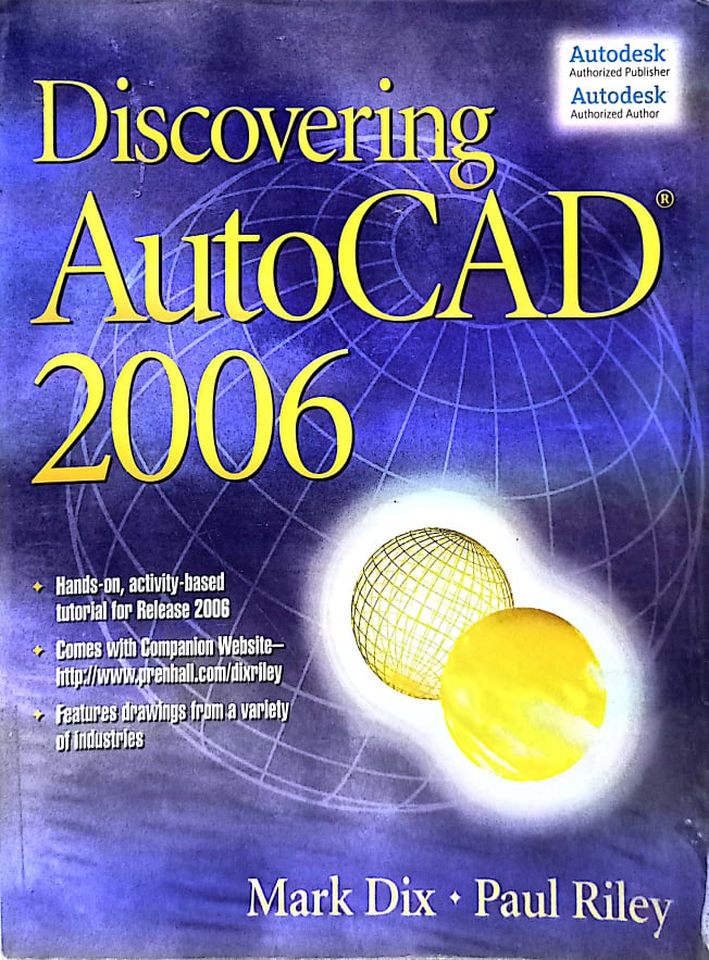 Book cover: Discovering AutoCAD