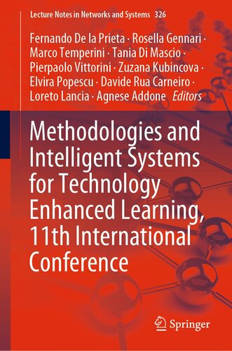 Book cover: Methodologies and intelligent systems for technology enhanced learning, 11th International Conference.