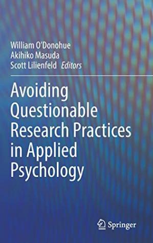 Book cover: Avoiding questionable research practices in applied psychology