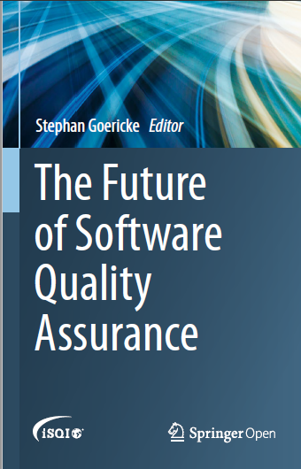 Book cover: The Future of software quality assurance