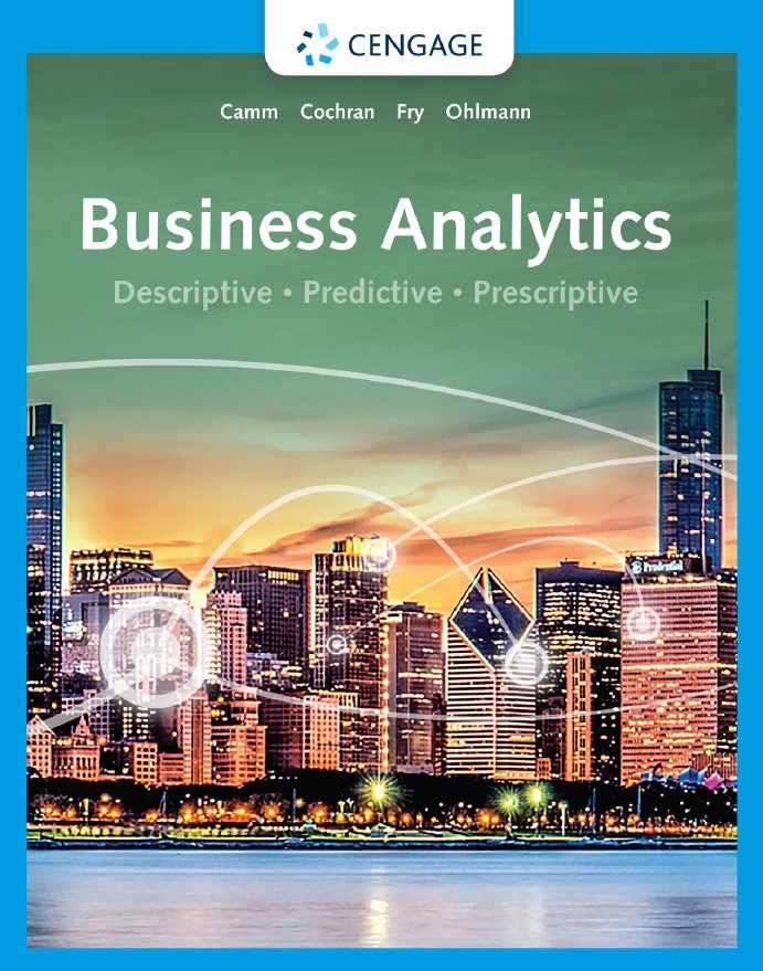 Book cover: Business analytics: descriptive, predictive, prescriptive.