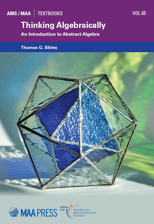 Book cover: Thinking algebraically: an introduction to abstract algebra.