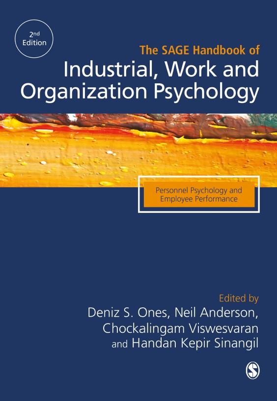 Book cover: The SAGE handbook of industrial, work and organizational psychology