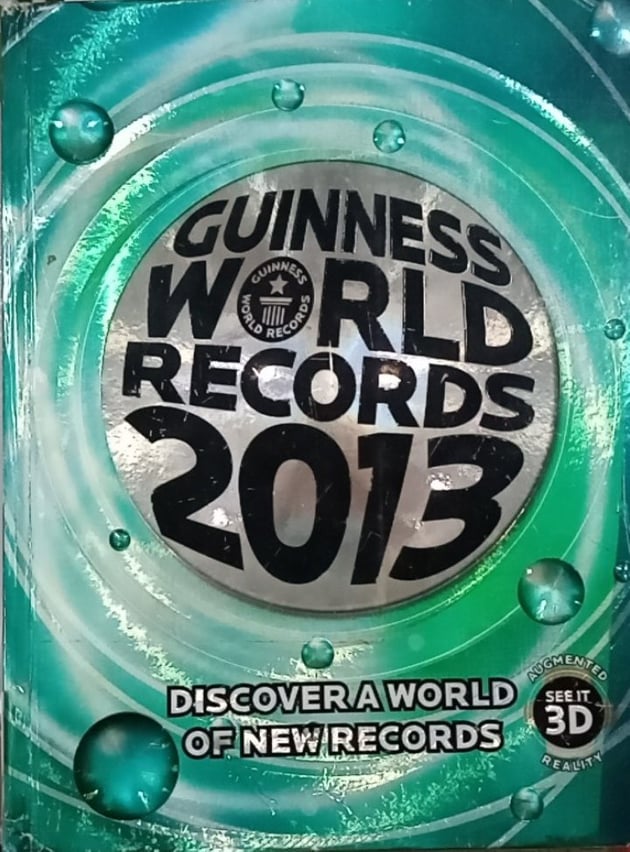 Book cover: The Guinness book of world records 2013