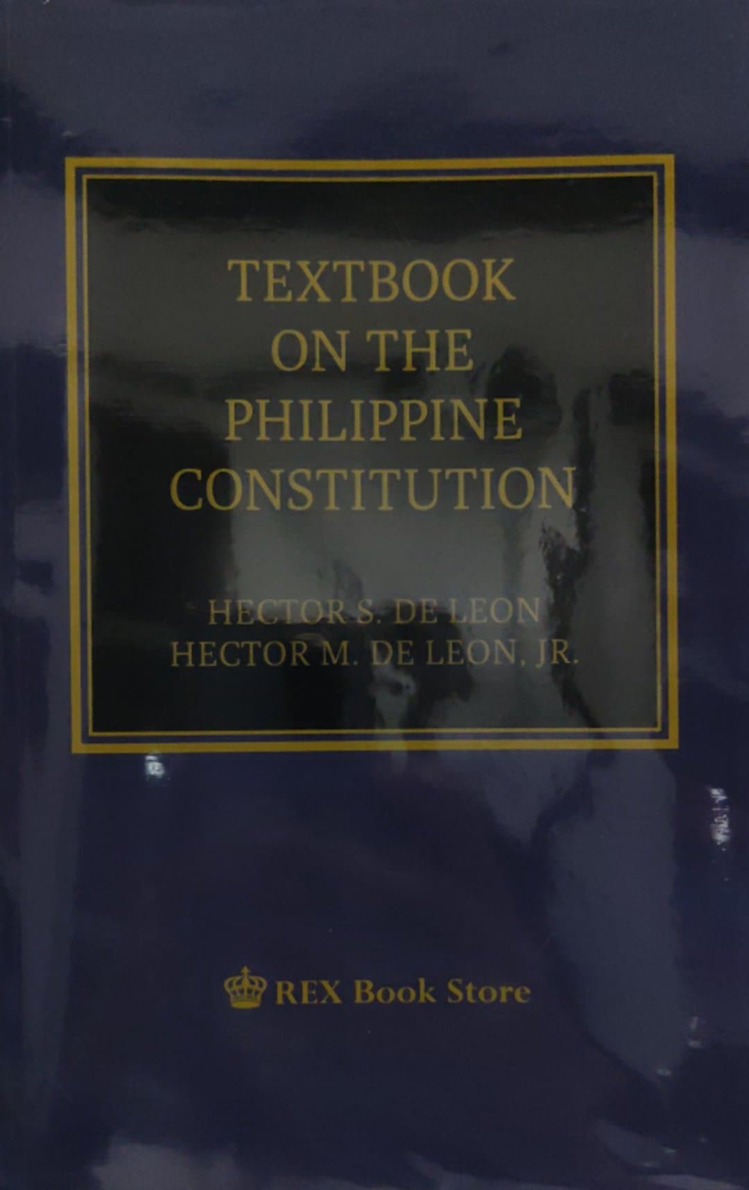 Book cover: Textbook on the Philippine constitution