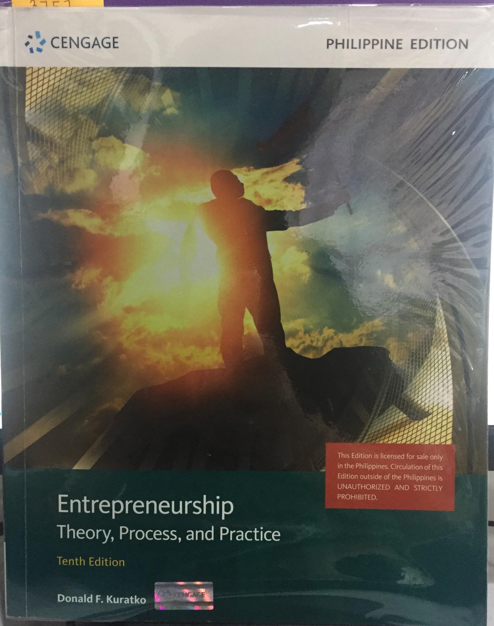 Book cover: Entrepreneurship : theory, process, and practice