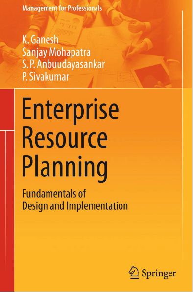 Book cover: Enterprise resource planning : fundamentals of design and implementation