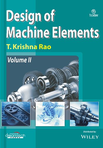 Book cover: Design of machine elements vol.II