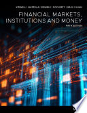 Book cover: Financial markets, institutions and money