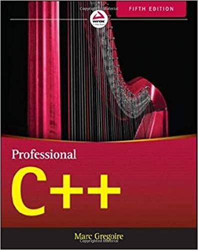 Book cover: Professional C++
