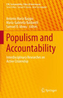 Book cover: Populism and accountability : interdisciplinary researches on active citizenship