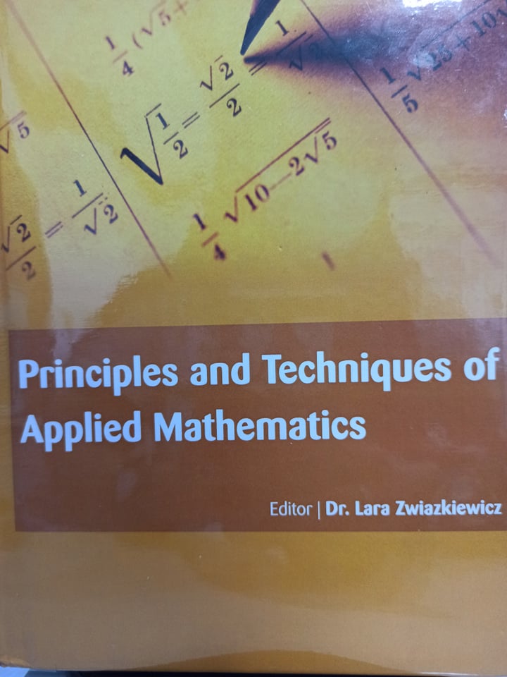 Book cover: Principles and techniques of applied mathematics