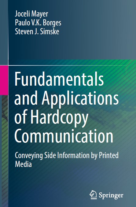 Book cover: Fundamentals and applications of hardcopy communication : conveying side information by printed media