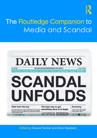 Book cover: The Routledge companion to media and scandal