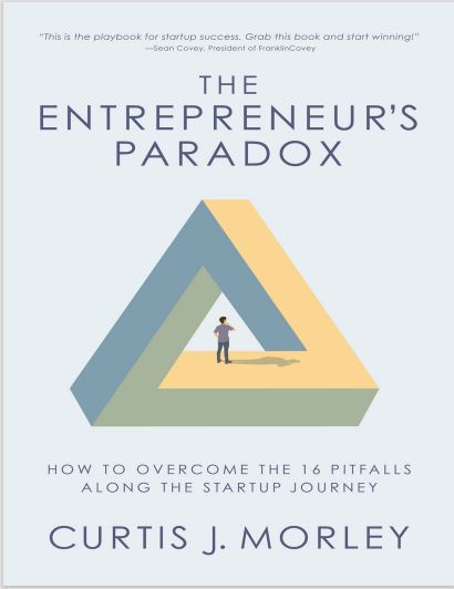 Book cover: The Entrepreneur's paradox: how to overcome the 16 pitfalls along the startup journey.