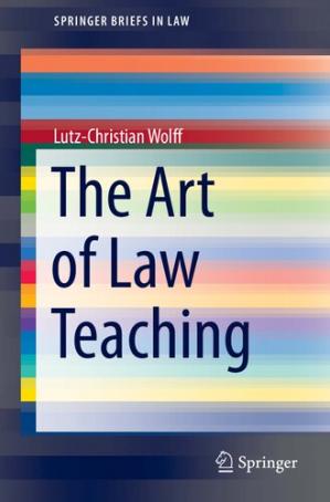 Book cover: The art of law teaching