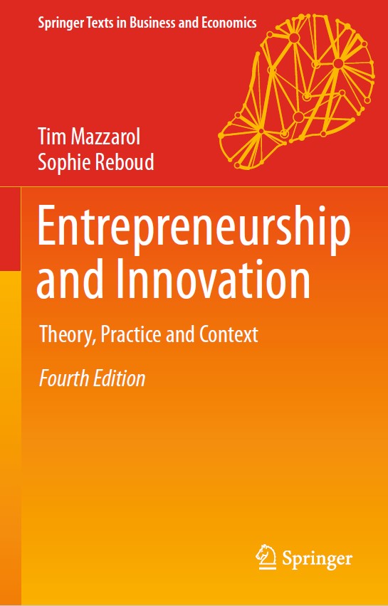 Book cover: Entrepreneurship and innovation: theory, practice and context.