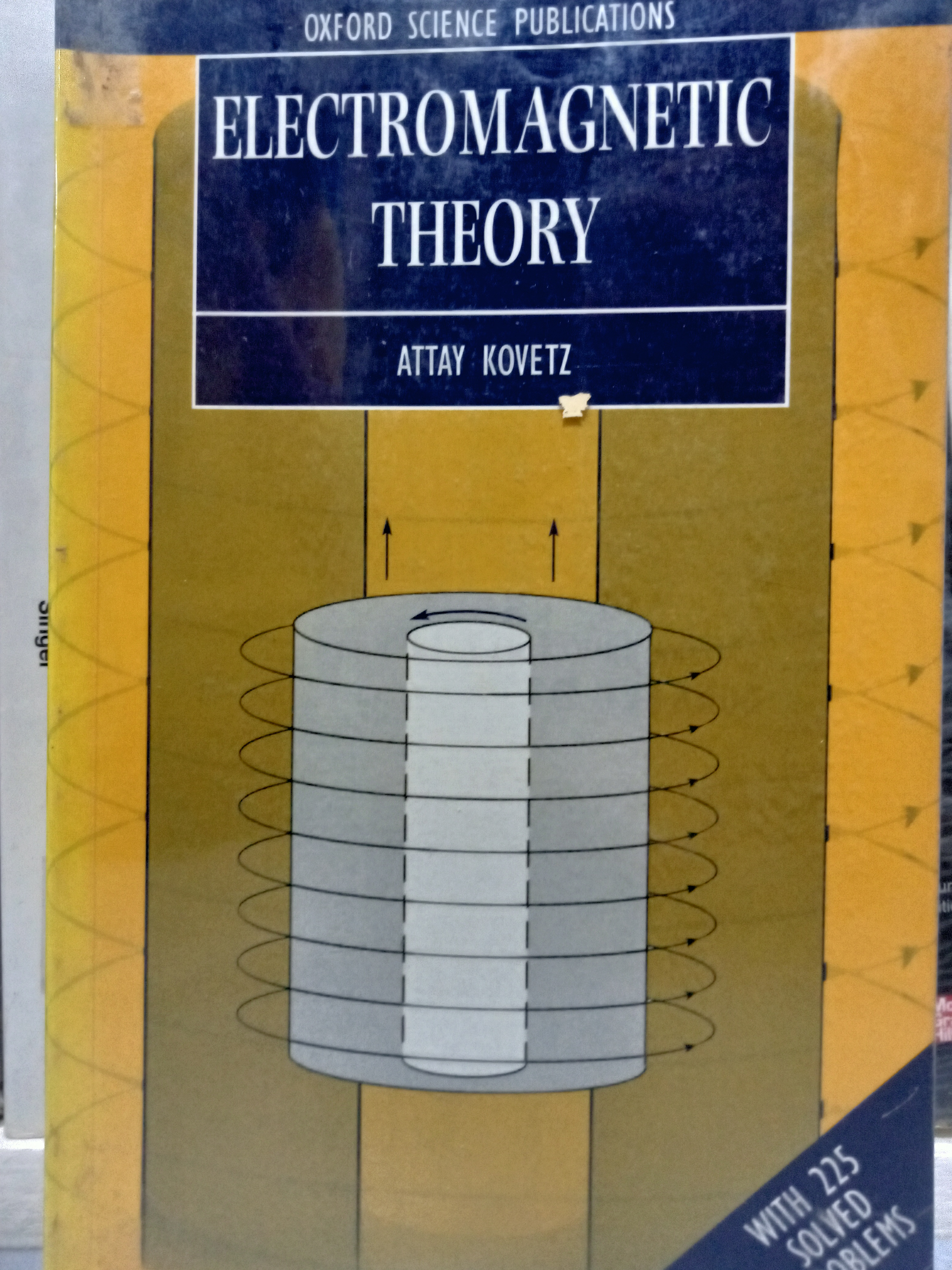 Book cover: Electromagnetic theory