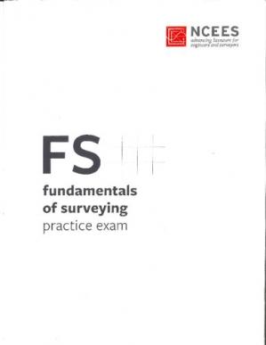 Book cover: FS : fundamentals of surveying : practice exam