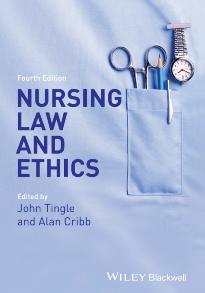 Book cover: Nursing law and ethics