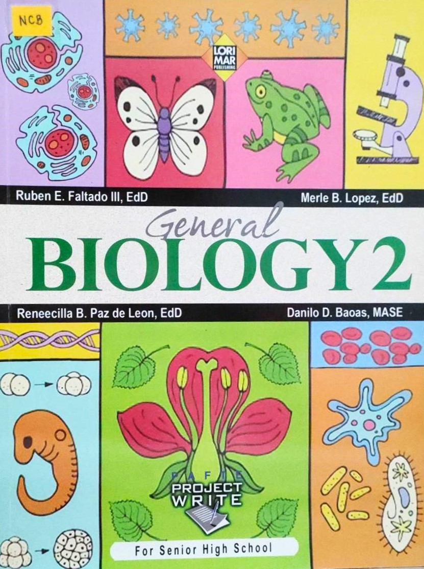 Book cover: General biology 2: for senior high school