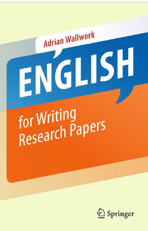 Book cover: English : for writing research papers