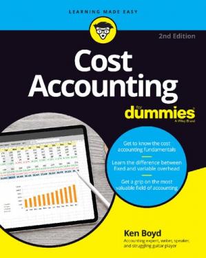 Book cover: Cost accounting for dummies