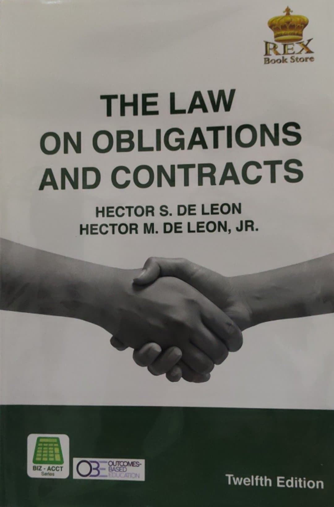 Book cover: The Law on obligations and contracts