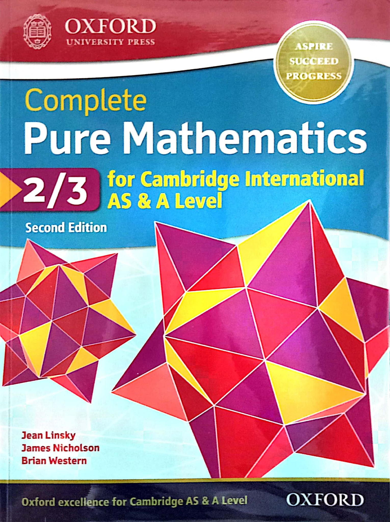 Book cover: Complete pure mathematics 2/3 : for Cambridge International AS & A level