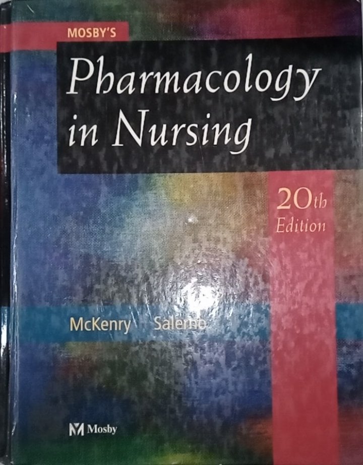 Book cover: Pharmacology in nursing