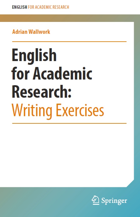 Book cover: English for academic research : writing exercises