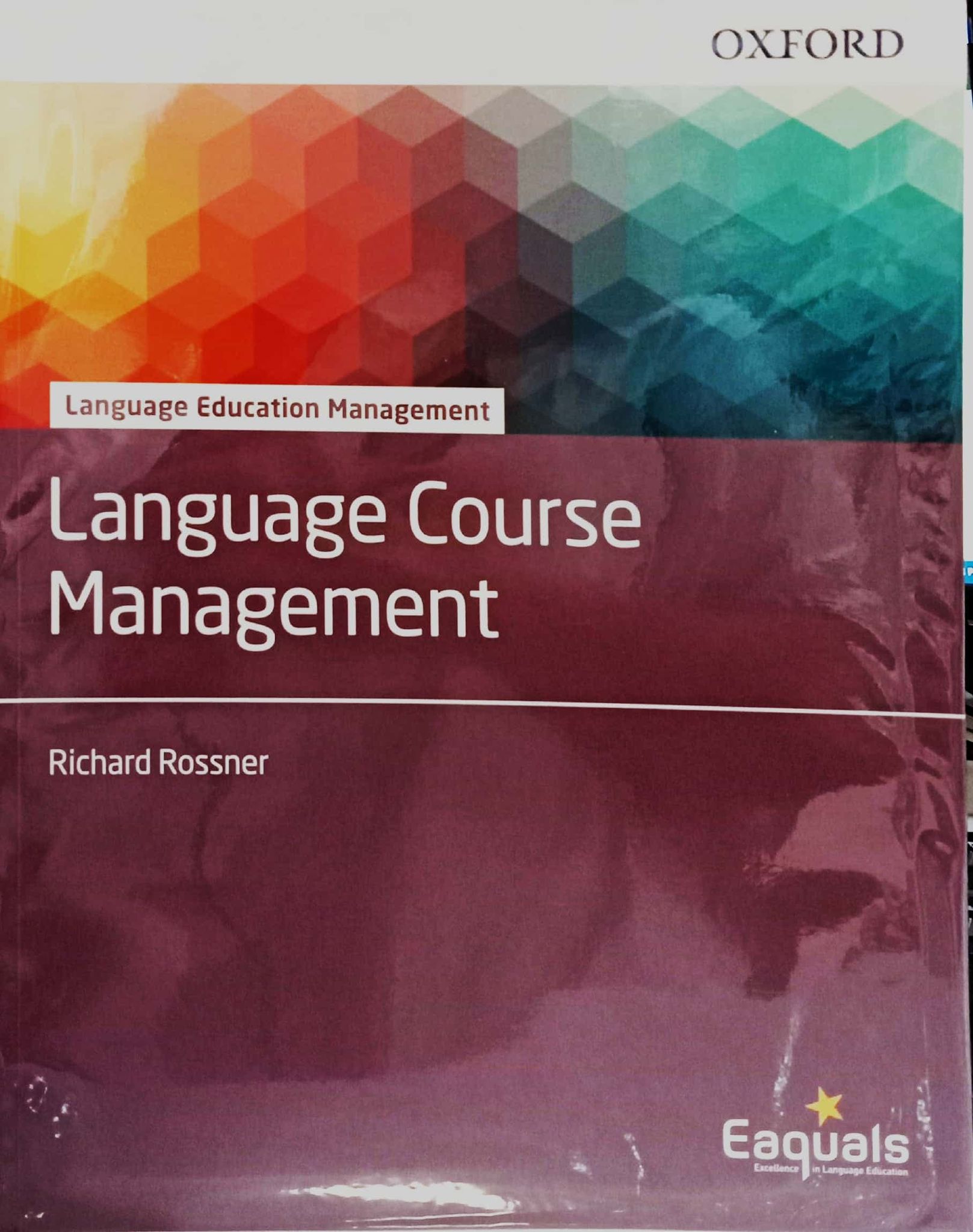 Book cover: Language course management
