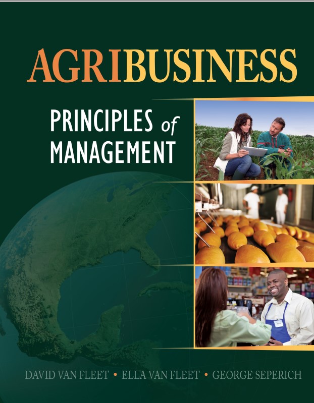 Book cover: Agribusiness: principles of management.