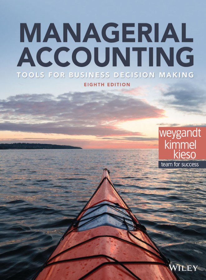 Book cover: Managerial accounting : tools for business decision making