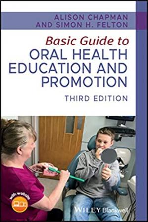 Book cover: Basic guide to oral health education and promotion