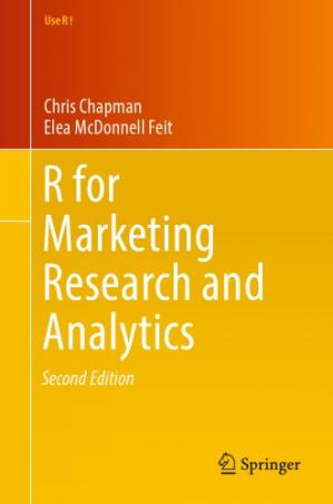 Book cover: R for marketing research and analytics