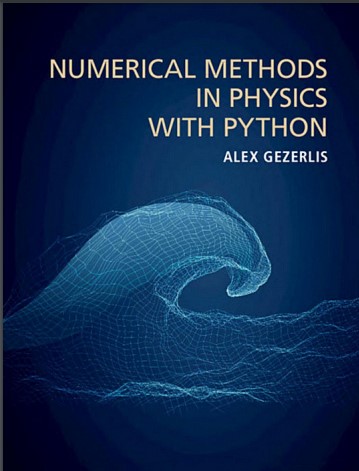 Book cover: Numerical methods in physics with python