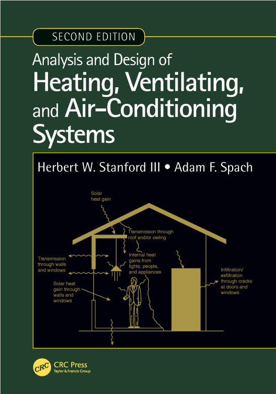 Book cover: Analysis and design of heating, ventilating, and air-conditioning systems