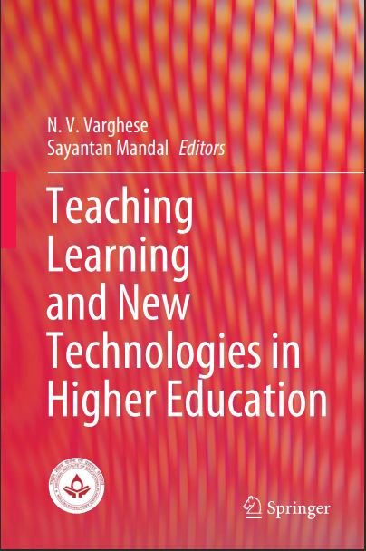Book cover: Teaching learning and new technologies in higher education.